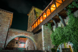 Night in Spello, province of Perugia, Umbria, Italy Night in Spello, province of Perugia, Umbria, Italy